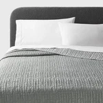 King Tencel Quilt Light Teal Green - Threshold. Fixed Price $45.99.