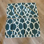 Crane And Canopy Pillow Shams King Teal White Pacific 300 Thrd Geometric Coastal. Fixed Price $24.99.