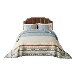 Benjara Ello 3PC Queen Bedspread And Pillow Sham Set- Bohemian Multicolor Print. Fixed Price $191.14.