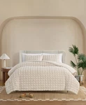 Ugg H2651 Denai Faux Fur Reversible 3-PC. Comforter Set Snow King. Fixed Price $171.00.