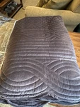 Pottery Barn Velvet Heirloom King/cal Quilt Color Fig New W/o Tags Gorgeous!. Fixed Price $249.95.