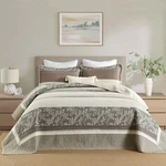 Oversized Queen Bedspread 100% Cotton Reversible Quilt Set With Shams. Fixed Price $283.99.