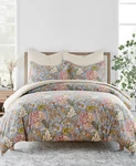 Levtex Home Angelica Reversible 3-PC. Comforter Set, Full/queen Blue Jacobean. Fixed Price $99.00.