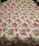 Laura Ashley Lidia Full Queen Reversible Quilt Cotton Pink Rose Floral. Fixed Price $49.99.