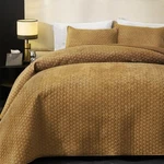 Powdion Velvet King Size, Oversized Bedspread Quilted Bedding Set, Luxurio. Fixed Price $126.49.