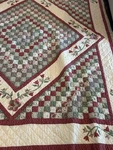 Jc Penny Home Collection King Bedspread Quilt + 2 Shams Patchwork Tulip. Fixed Price $155.00.