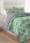 Crown & Ivy Watercolor Feather Quilt (multi Colors, King Set). Fixed Price $119.99.
