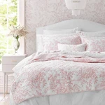 Laura Ashley Queen Quilt Set, Soft & Reversible Cotton Floral Bedding With A.... Fixed Price $126.90.