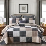 Kaloola Patchwork Queen Quilt, 100% Cotton Lightweight Bedspreads Size .... Fixed Price $141.56.