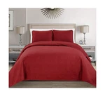 Fancy Collection Embossed Coverlet Bedspread Size Set Solid # Austin (re.... Fixed Price $64.27.