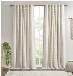 Ink+ivy Imani 100% Cotton Single Panel Curtain Chenille 50" X 95". Fixed Price $25.96.