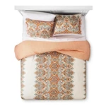 3PC King Anya Reversible Duvet Cover And Sham Set Orange - Mudhut:. Fixed Price $58.99.
