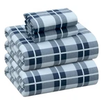 Ruvanti Flannel Queen Size 100% Cotton Double Brushed Bed Sheets, Dee.... Fixed Price $67.86.