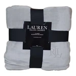 Lauren Ralph Classic Micromink Twin Blanket Luxuriously Soft Plush Gray. Fixed Price $53.00.