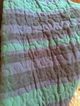 Vermont Country Store Navy Green Black Striped Cotton Coverlet Quilt Twin. Fixed Price $20.74.