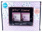 Betsey Johnson 6-PIECE Reversible Queen Sheet Set Floral Paris Multicolor Bnwt. Fixed Price $42.18.