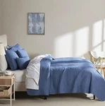 5 Pc Quilt Set By Nymbus Soft Bedspread Lightweight Grid Weave Design Coverlet. Fixed Price $36.49.
