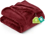 Utopia Bedding Fleece Blanket Queen Size Burgundy 300GSM Luxury Anti-static F.... Fixed Price $34.16.