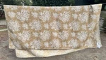 Pottery Barn Juliette Toile Pick-stitch Full Queen Quilt Reversible Harvest. Fixed Price $119.00.