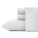 Twin Size Sheet Set, 100% Long-staple Percale Cotton Bedding, Crisp & Cool,.... Fixed Price $48.37.