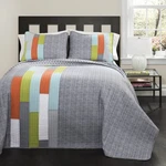 Shelly Stripe Quilt Set. Fixed Price $129.99.