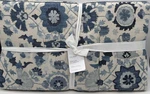 Pottery Barn Penelope Floral Handcrafted Full / Queen Quilt Blue. Fixed Price $204.55.