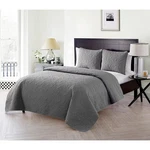 Vcny Home Caroline Embossed Quilt Set - Gray 3 Piece Full/queen. Fixed Price $77.00.
