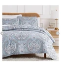 South Shore Fine Linens 3 Pc Set New No Box ( 1 Quilt, 2 Pillow Sham). Fixed Price $29.99.