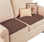 Collections Etc Quilted Waterproof Seat Protectors, Chocolate, 2-PIECE. Fixed Price $17.99.