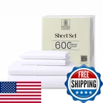 Kotton Culture Bed Sheets 4 Piece 100 Egyptian Cotton 600 Thread Count Soft. Fixed Price $80.67.