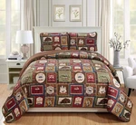 Southwestern Great Outdoors Wilderness Cabin Lodge And Lakehouse 2PIECE Quilt Be. Fixed Price $48.28.