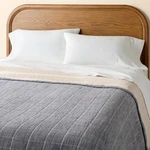 Full/queen Subway Tile Coverlet Blue/tan - Hearth & Hand With Magnolia. Fixed Price $23.79.