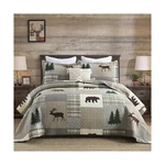 Finlonte King Size, 100% Cotton Quilt, Lodge Cabin Farmhouse .... Fixed Price $143.80.