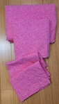 Pottery Barn Teen Pink White Polka Dot Cotton Sz. Full Sheet & Std. Sham Set 4PC. Fixed Price $39.99.