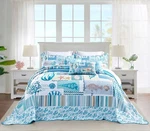 Hz & Hy Coastal Oversized King Bedspread, Lightweight Beach Bedding Nautical .... Fixed Price $173.69.