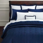 Ralph Lauren Oakfield Navy King Quilted Coverlet $570 Nip. Fixed Price $339.15.