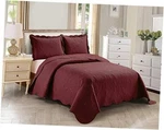 Home Collection 3PC Full/queen Over Size Elegant Embossed Bedspread Set Light. Fixed Price $39.75.