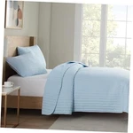 Arkwright Quilt Set - Soft Brushed Lightweight Full/queen Nantucket Breeze Blue. Fixed Price $73.70.
