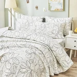 Tache 3 Piece Festive Floral Secret Garden Bedspread Quilt Coverlet Set, King. Fixed Price $125.83.