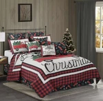 Virah Bella All Roads Lead Home At Christmas- Queen Size Quilt And Sham Set. Fixed Price $54.99.