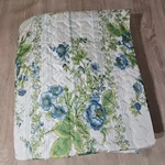 Vintage Blue Green Floral Bedspread Retro Twin Size Nwt Jcpenney. Fixed Price $99.90.