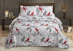 Virah Bella - Cardinals Lightweight Reversible Quilt Set Tote. Fixed Price $79.95.