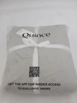 Quince European Linen Dream Sham Set King Willowleaf Quilted Pillow Bedding New. Fixed Price $39.99.