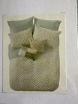 Nordstrom Rack Queen Cover 100% Cotton Textured Soft Blue 102X118 Bedroom. Fixed Price $40.00.