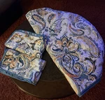 King Quilt Harmony Blue Teal Orange Paisley Reversible 104X90 Boho Vcny Home. Fixed Price $40.00.