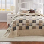 Greenland Home Oxford 100% Cotton Quilted Bedspread Set 3-PIECE Jumbo Queen. Fixed Price $159.23.