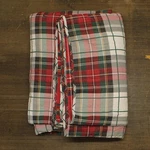 Levtex Home Cotton Spencer Plaid Reversible Quilt Red Mutli King / Cal. Fixed Price $91.65.