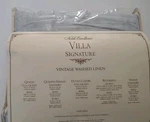 Noble Excellence Villa Signature Vintage Washed Linen Duvet Cover King Blue Nwt. Fixed Price $115.00.