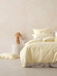 Linen House Nimes Lemon Quilt Cover Set - King. Fixed Price $287.67.