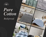 100% Soft Cotton Bedspread Coverlet Blanket Comforter Set Cozy Bedding. Fixed Price $57.47.